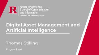 March 5, 2026, Online Information Session, CPS DAM and AI Certificate