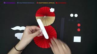 DIY Christmas : Santa Claus craft out of paper