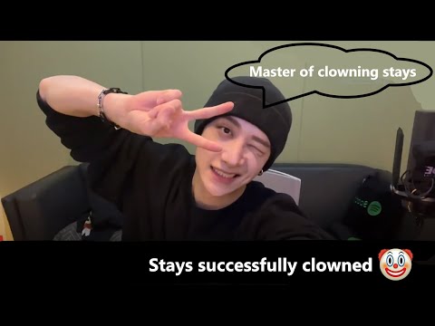 Bang Chan clowning stays AGAIN | Chan's  room: Ep - 177