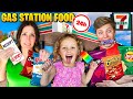 EATING Only GAS STATION Food for 24 HOURS! *Bad Idea*