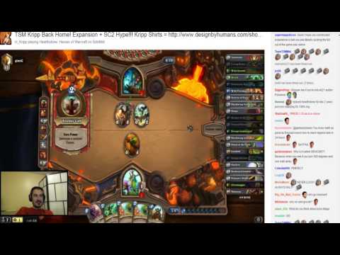 Playing Shaman Malygos vs Kripp - Twitch chat included