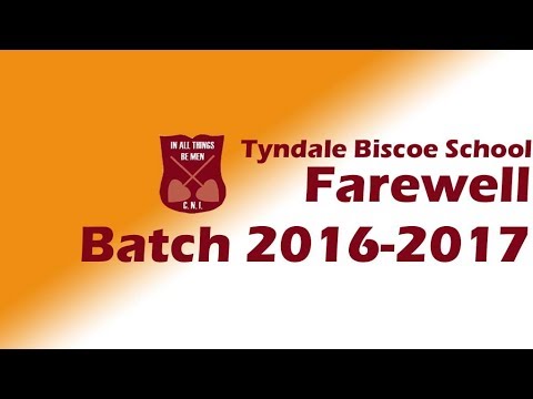 Tyndale Biscoe School Farewell 2017
