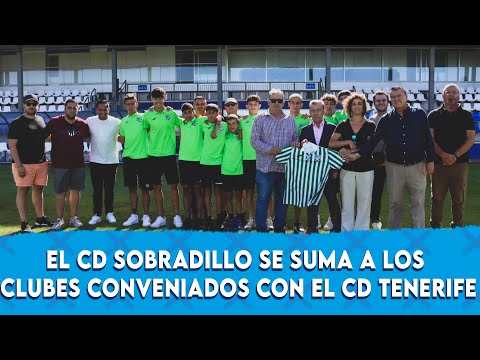 #CanteraCDT I El CD Sobradillo se suma a los clubes conveniados con el CD Tenerife I CD Tenerife