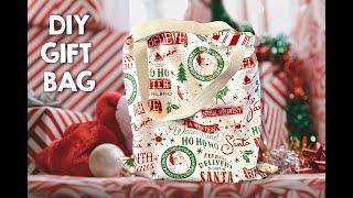 DIY Gift Bag in Minutes! Easy Sewing Tutorial for Beginners 🎁✨