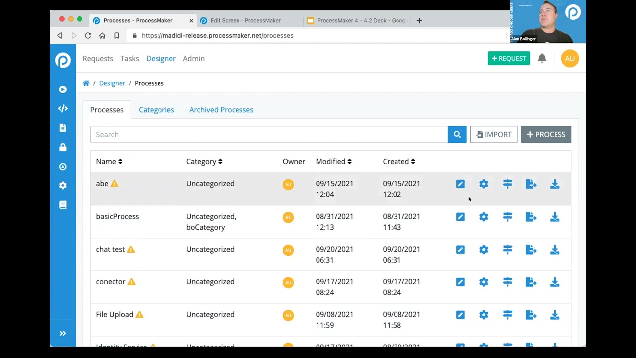 Process Manager with Accessibility with ProcessMaker 4 2