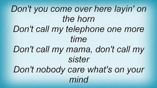 Trisha Yearwood - Nothin' About You Is Good For Me Lyrics