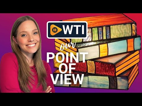 Stained Glass Stacked Books Lamp - WTI product video review