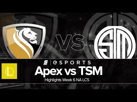 Highlights: APX vs TSM (NA LCS Summer W6D3 Full Series)
