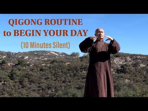 HEAL Lower Back, Shoulders, Hips | Qigong Daily Routine to BEGIN YOUR DAY (10 Minutes Silent)