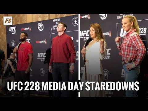 UFC 228 Media Day Staredowns - FanSided MMA
