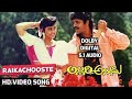 Raika Choosthe HD Video Song I Allari Alludu Movie Songs I DOLBY DIGITAL 5 1 AUDIO I Nagarjuna Meena