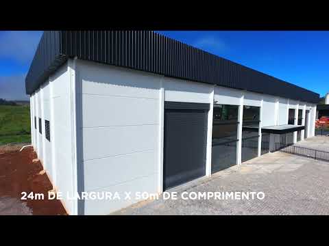 Pavilhão Comercial Geminado na RS-467 em Tapejara/RS | Obra Plenna Estruturas
