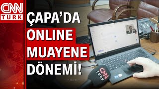 Çapa'da uzaktan muayene başladı