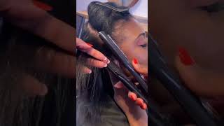 How To Get Smooth Roots During A Silk Press | Hair Hack