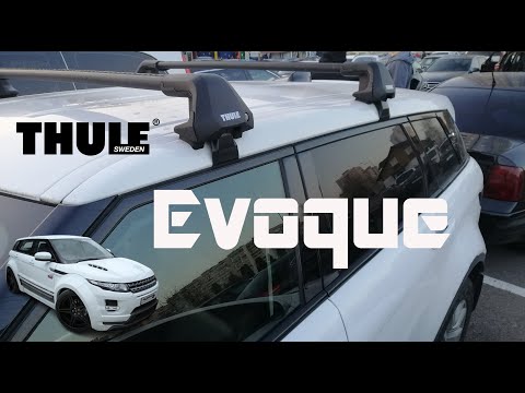 THULE Edge Clamp Wingbar Roof rack Land Rover Range Rover Evoque