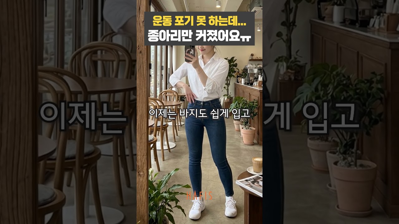 운동은 포기 못 하는데… 종아리만 커졌어요🥲