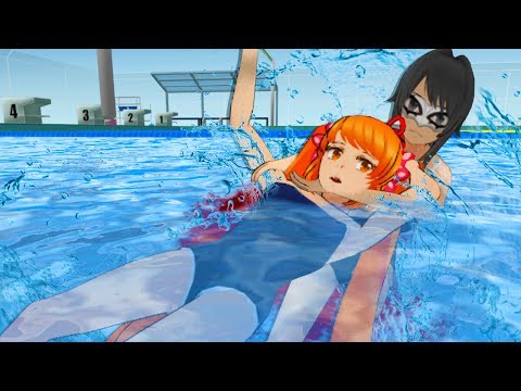 OSANA'S POOL ELIMINATION... 😱 - Yandere Simulator (Update, NEW ELIMINATION & SECRET Easter Egg)