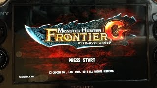 モンハンフロンティアvitaのクローズドベータテストに当選した