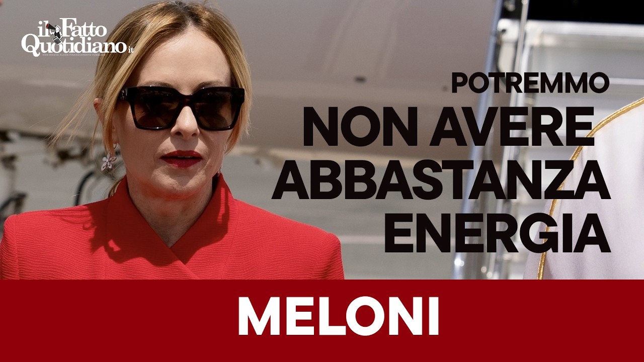 Meloni rivendica il viaggio nel Golfo: “Potremmo non avere l’energia necessaria in Italia”
