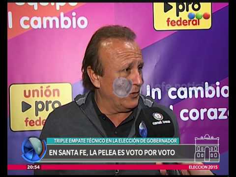 Santa Fe: triple empate técnico en la elección de gobernador - Telefe Noticias
