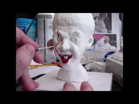 Sculpting Pennywise Bust
