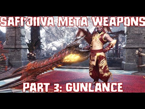 BEST SAFI'JIIVA WEAPONS PART 3 | Gunlance | MHW: ICEBORNE