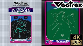 Fortress of Narzod Vectrex 4k Gameplay