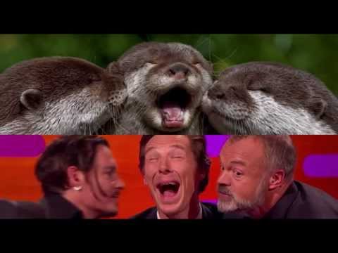 Otter foto's met Benedict Cumberbatch & Johnny Depp - The Graham Norton Show op Acht