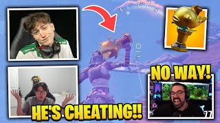 Streamers Reacts to Peterbot 1v2'ing Khanada and Ark with a Mythic Goldfish