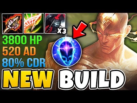 *NEW* ITEMS MAKE LEE SIN AN ABSOLUTE MONSTER! (520 AD 3800 HP) - League of Legends