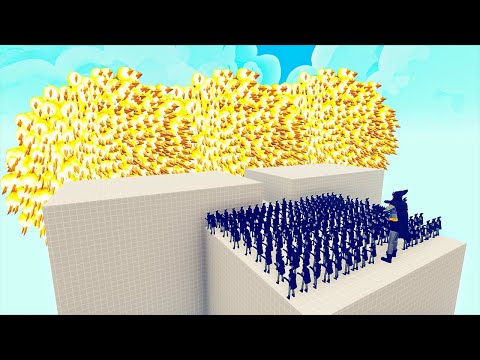 100x BATMAN + 1x GIANT BATMAN vs EVERY GODS - Totally Accurate Battle Simulator TABS