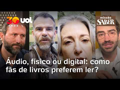 Ler na cama, audiobook e livros simultâneos: como ‘escritores e apaixonados por livro gostam de ler?