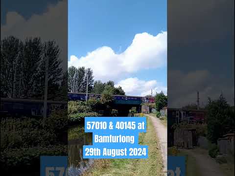 57010 & 40145 at Bamfurlong - 29th August 2024