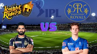 KKR vs RR live score card