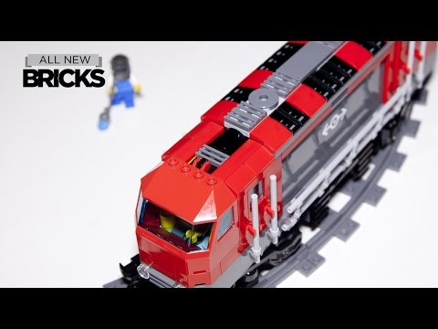 Vidéo LEGO City 60098 : Le train de marchandises rouge