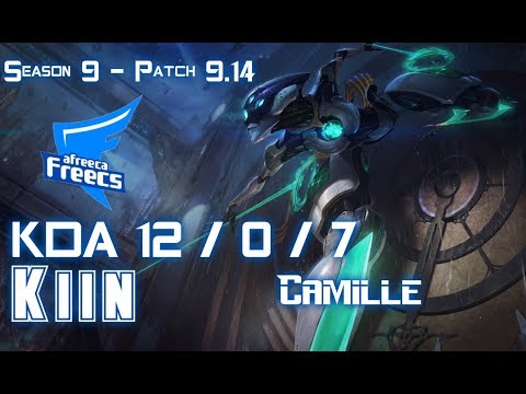 AFs Kiin CAMILLE vs VAYNE Top - Patch 9.14 KR Ranked