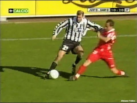 Zidane vs Bari (1999-00 Serie A 24R) Better Quality+Italian Commentary