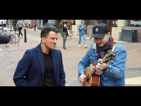 Peter Andre & Peter Donegan in Kingston Today.