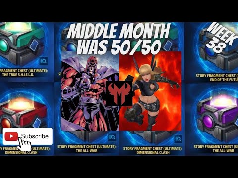 MIDDLE MONTH PATCH CONCLUSION - MY LUCK  IN CHANNEL 336 - STORY MODE WEEK : 37 | Marvel Future Fight