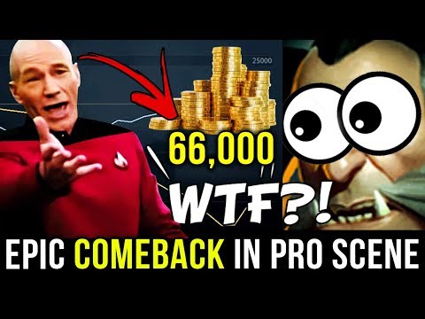 WTF BIGGEST 66.000 Gold Comeback/Throw in Pro Dota 2 History