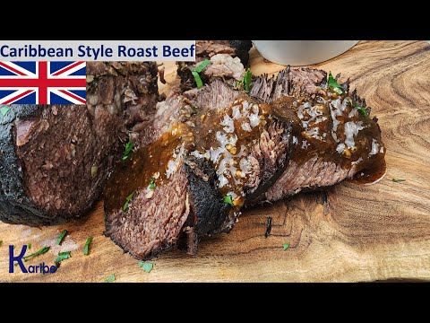 Caribbean Style Roast Beef Recipe 🇬🇧
