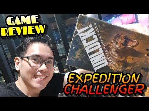 Unlock! Exotic Adventures - Expedition : Challenger tabletop board game review (first version)