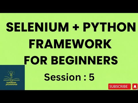Selenium Framework Part 5 Selenium Python For Beginners