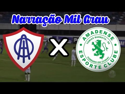 Itabaiana 5X2 Amandense - Hexagonal do Campeonato Sergipano 2017 (Narração Mil Grau)