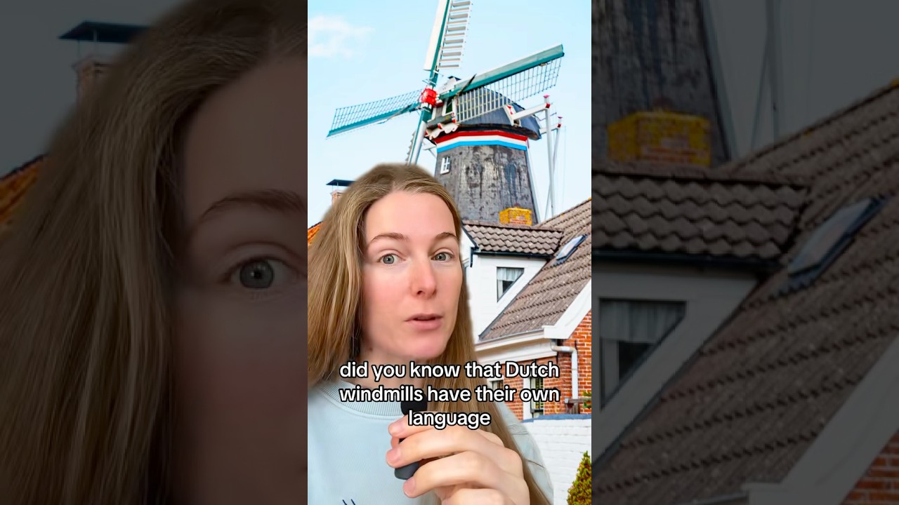 A windmill language? 🇳🇱 #windmill #netherlands #history #dutch #dutchculture