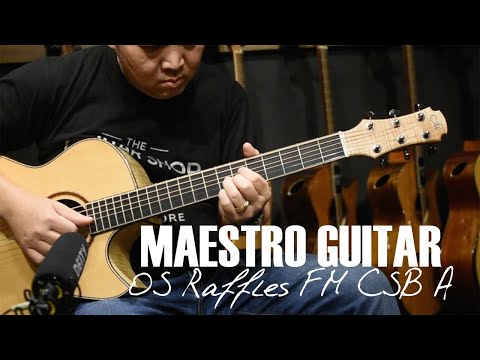 OS Raffles FM CSB A Maestro Guitar Review & Discount Link, Daniel Purnomo Fingerstyle Guitarist