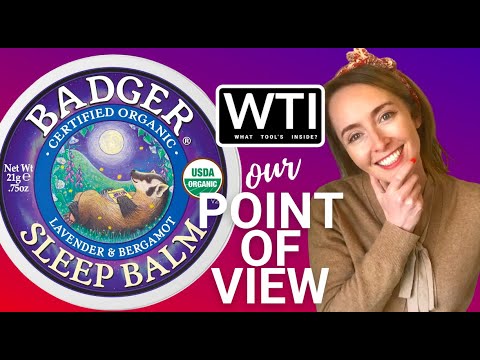 Badger Sleep Balm - WTI product video review
