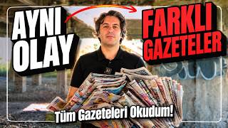 MUHALİF VE İKTİDARA YAKIN GAZETELER ARASINDAKİ FARKLAR! | 1 Hafta Boyu