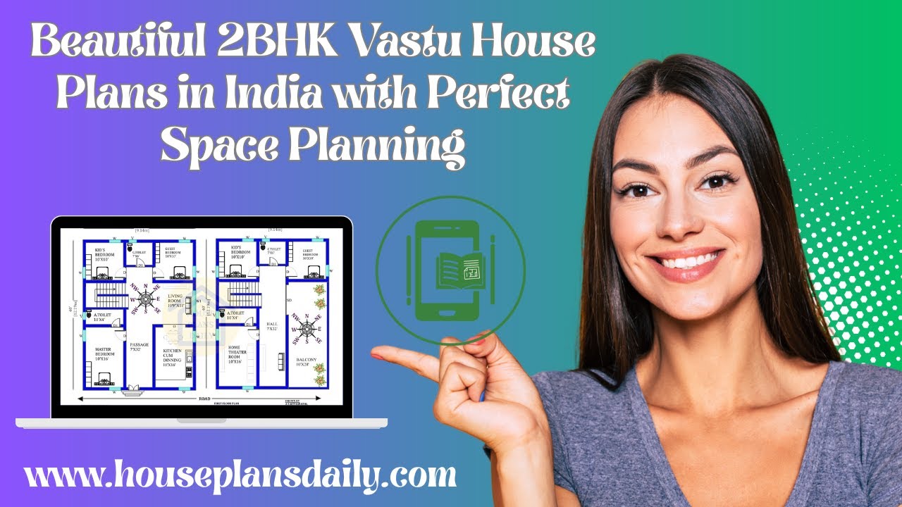 Beautiful 2BHK Vastu House Plans in India with Perfect Space Planning