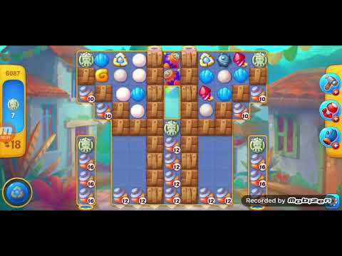 fishdom gameplay / level 6087 / It is like the ads? / thank you